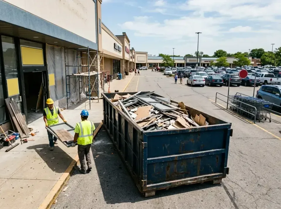 retail-store-renovation-debris-003 — frequently asked questions, Roll-off Dumpster Rentals in Commerce, GA